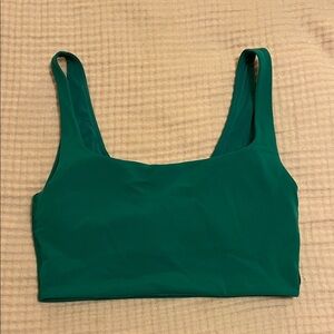 Lululemon Athletica Bend the Scoop, square neck sports bra, size XXS/XS